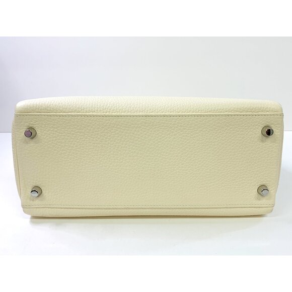 Hermès Kelly 28cm – White Togo Leather with Palladium Hardware - Picture 4 of 7
